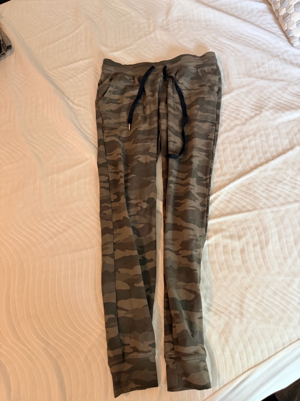 Zyia Green Camo Drawstring Unwind Jogger